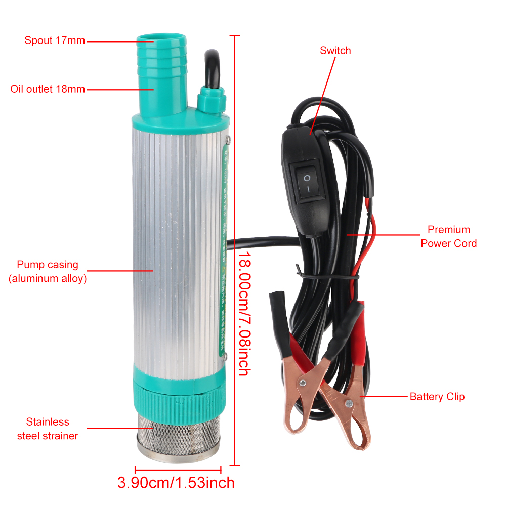 Fuel Transfer Mini 30L/min Alu - đánh giá và giá Water Pump Submersible Mini