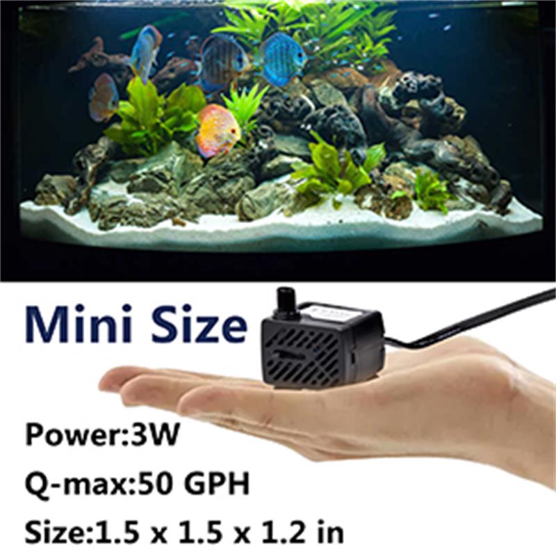 Mini Fish Tank Water Pump Easy - đánh giá và giá Water Pump Submersible Mini